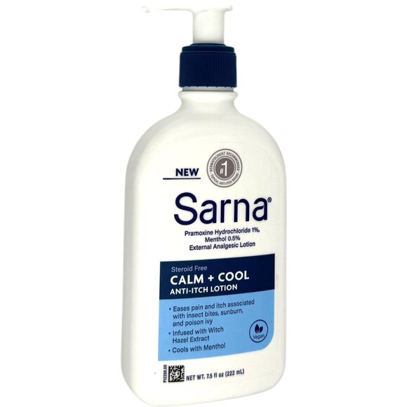 Sarna Calm + Cool Lotion – Soothing Anti-Itch Relief 7.5 oz - Picture 1 of 5